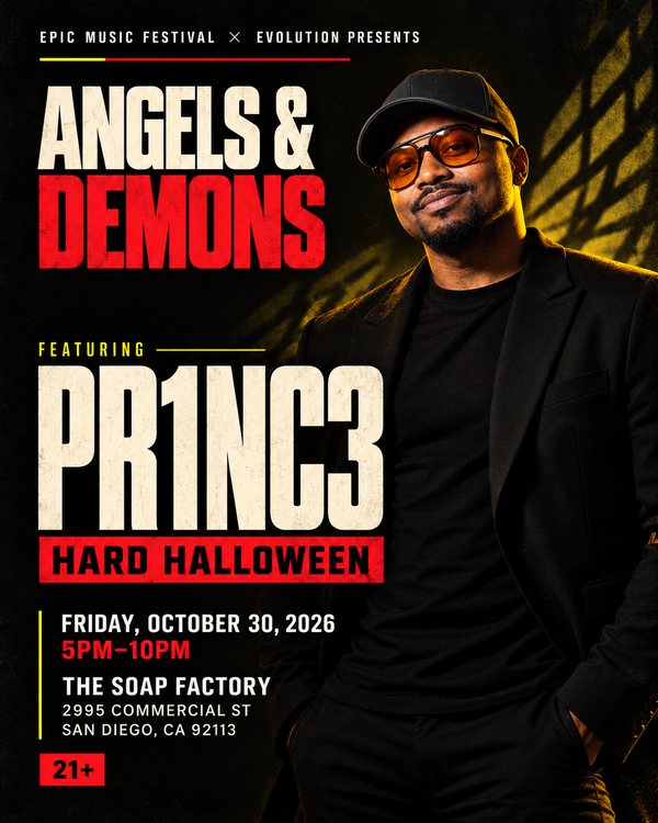 PR1NC3, Angels & Demons flyer